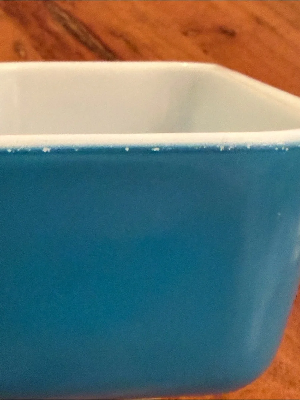 Vintage Pyrex 502 Blue Turquoise Refrigerator Dishes 1.5 Pint Pair w/ 502-C Lids